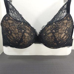 Auden 42DD The Sublime Lightly Padded Black Bra